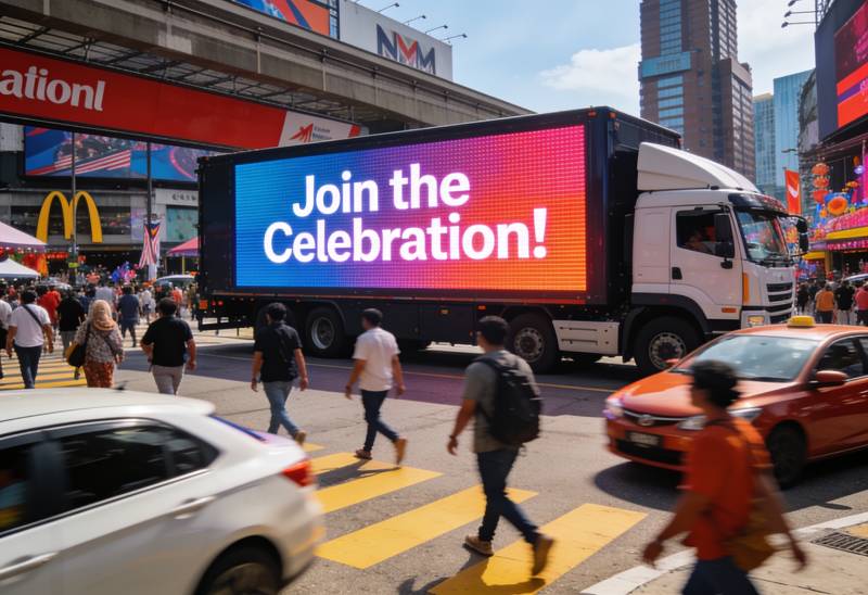 LED Truck Advertising in Malaysia: How Brands Can Maximise Outdoor Campaign Visibility