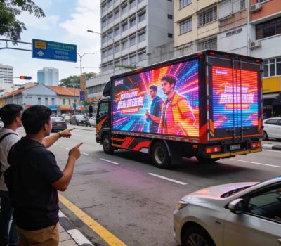 LED truck rental in Malaysia for mobile digital advertising and brand campaigns