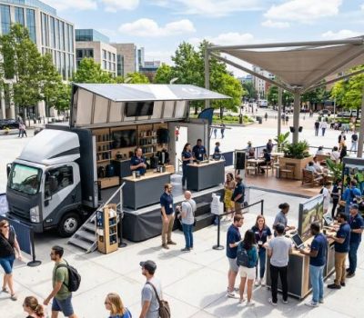 Event truck rental in Malaysia for flexible outdoor event space