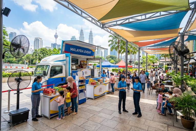 Event Truck Rental in Malaysia: How to Improve Customer Comfort During Outdoor Campaigns