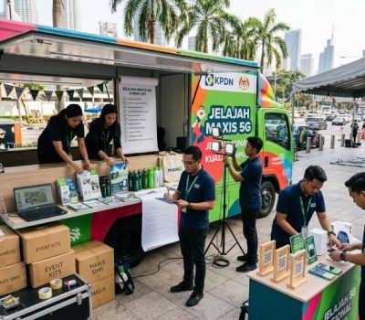 Event truck rental in Malaysia preparation before event day