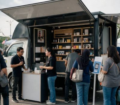 Event truck rental in Malaysia for mobile sales activities