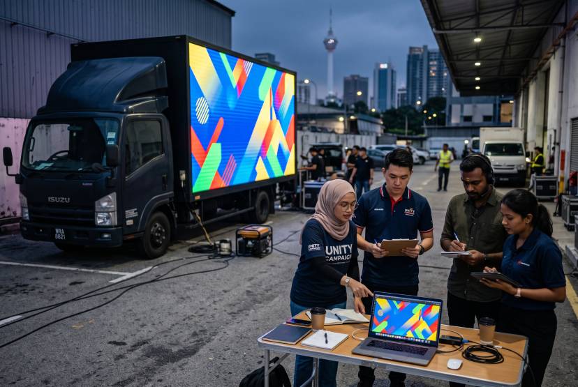 How to Prepare Screen Artwork for an LED Truck Rental Campaign