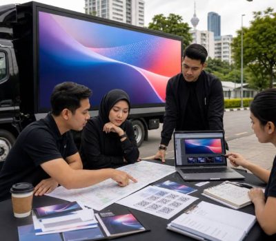 LED truck rental in Malaysia campaign planning