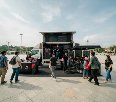 Event truck rental in Malaysia for campaigns in open public spaces