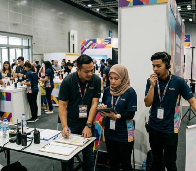 Roadshow agency in Malaysia reviewing live campaign performance and improving event operations