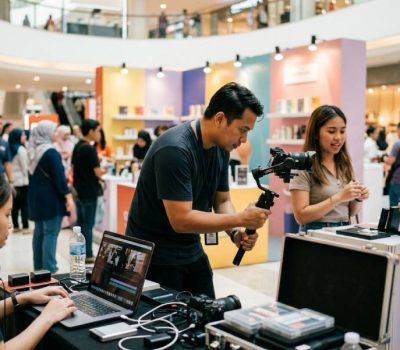 Roadshow agency in Malaysia capturing event photos and videos for future marketing content