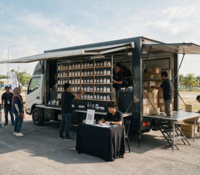 Event truck rental in Malaysia for easier outdoor promotion management