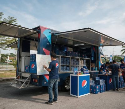 Event truck rental in Malaysia for multi-location brand campaigns