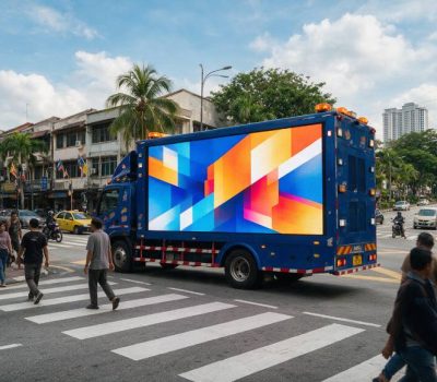 LED truck in Malaysia for short and direct campaign messages
